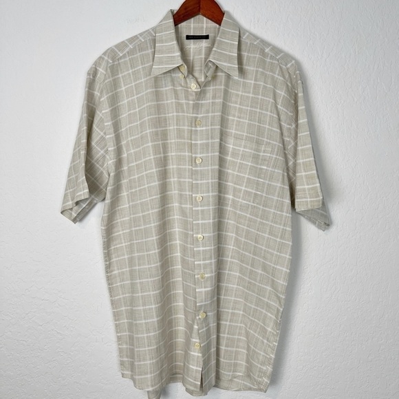 Jack Lipson Short Sleeve Button Front Men's Shirt Size XL - Picture 2 of 6